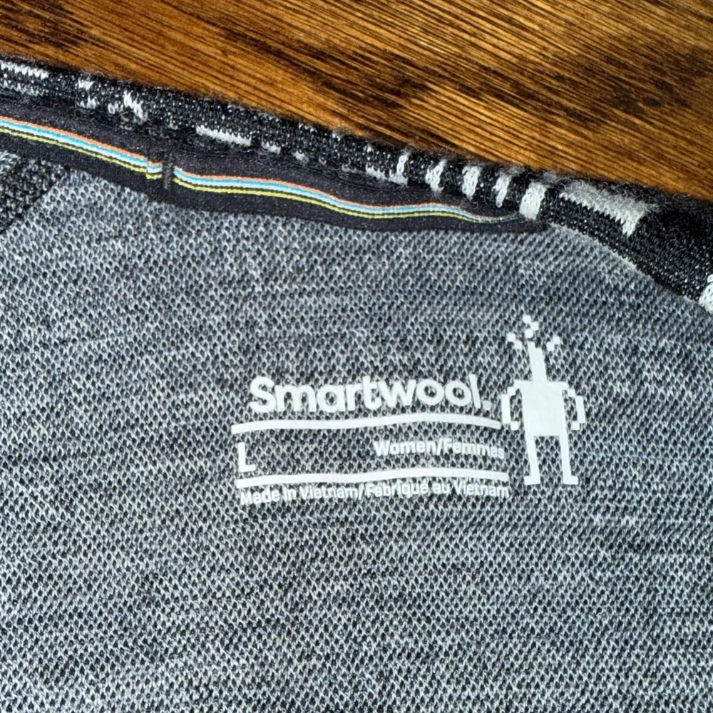 Smartwool black/white  top - Picture 3 of 5